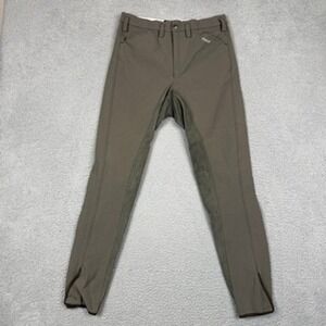 Pikeur Mens Breeches Riding Pants Full Seat Tan Size 34L Equestrian Show